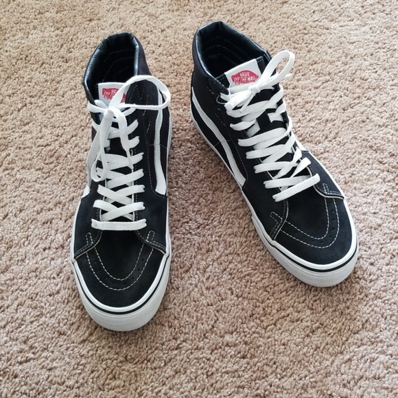 Vans Other - Vans SK 8 Hi black&white skate board sneakers